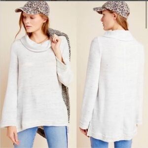 Anthropologie Maeve Risa Hacci Cowl Neck Tunic Pullover Sweater Soft Women’s 1X